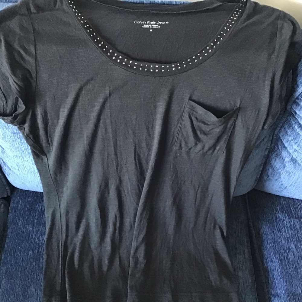 Calvin Klein Black t-Shirt Sz M